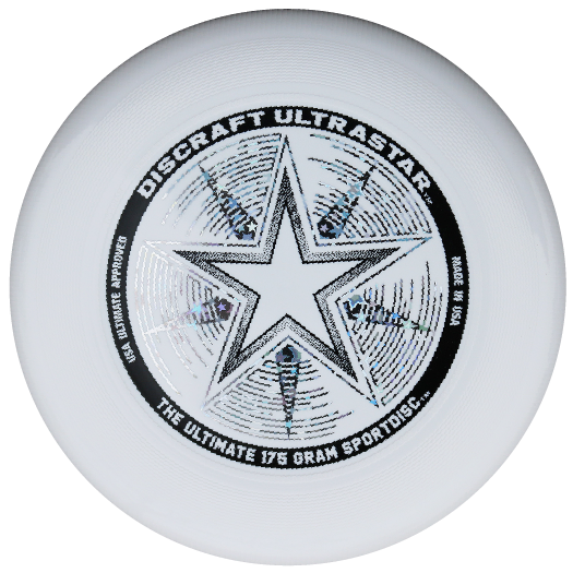 Discraft 175g Ultimate Frisbee Ultrastar white